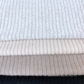 Neue trendige gute Qualität billiger Rippen -Rayon -Material Viskose/Polyester Stoffpinsel mit Spandex -Strick -Kleidungsstoff für Pullover